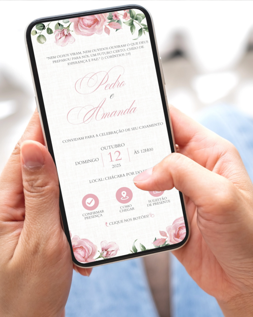 Convite para casamento