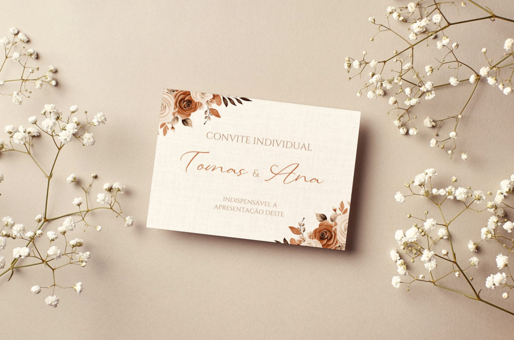 Papelaria de casamento
