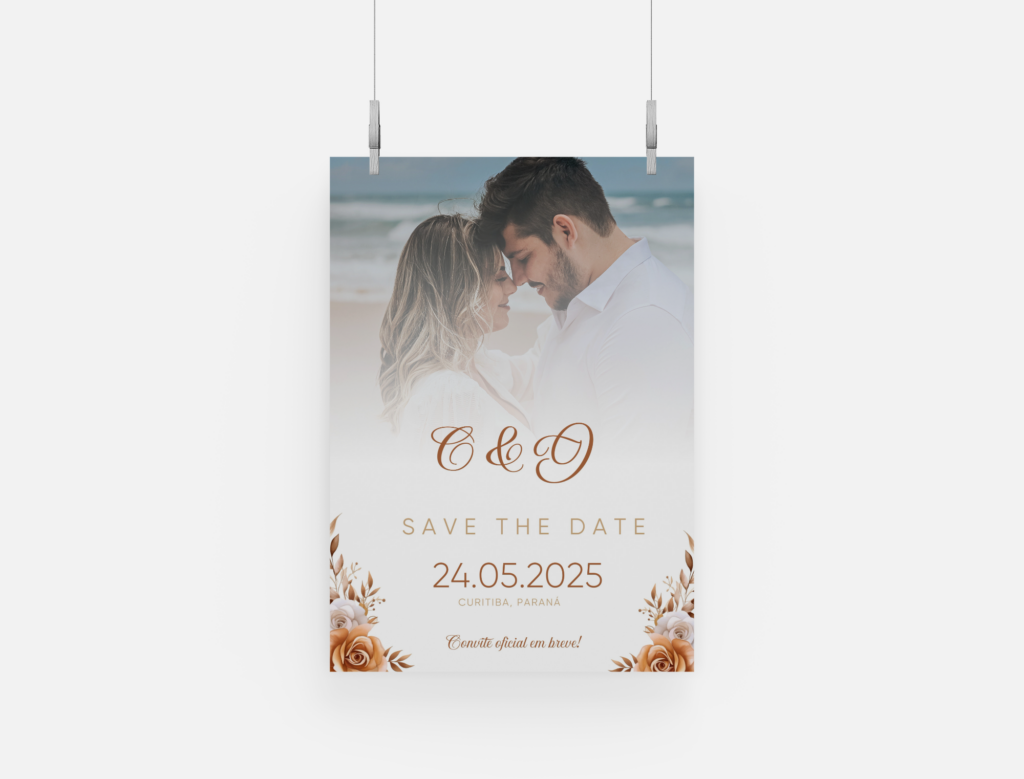 Save The Date para Casamento
